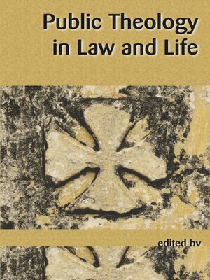 cover image of Public Theology in Law and Life